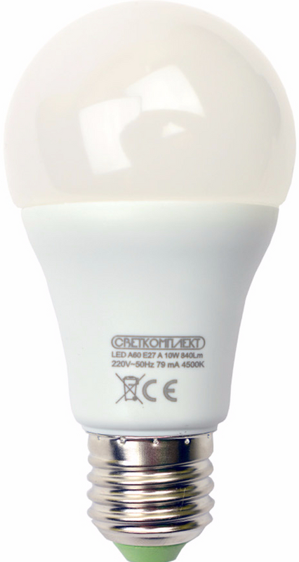 Лампа світлодіодна Светкомплект (6929547642815) 10Вт, E27, 4500K